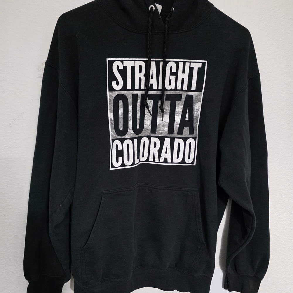Black Graphic Hoodie